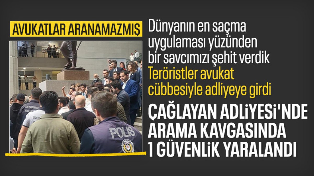 Çağlayan Adliyesi’nde X-ray gerginliği: İstanbul Barosu Başkanı Filiz Saraç güvenlik görevlileriyle kavga etti