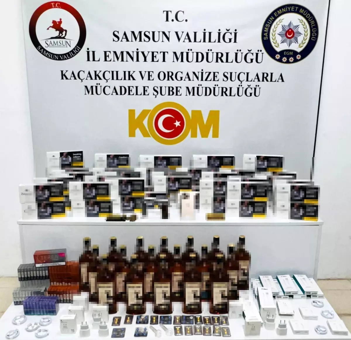 Samsun’da Kaçak İçki Operasyonu: 13 Gözaltı